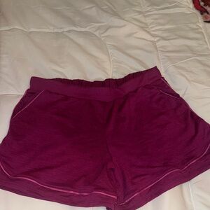 Vibrant Magenta Athletic Shorts for Women